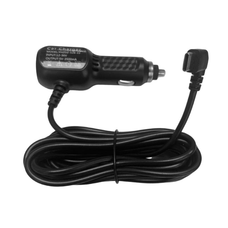 USB C Car Cigarettes Lighter Adapter 3.5m Extended Cord Universal DVR Dashcam Safe Charging Solution