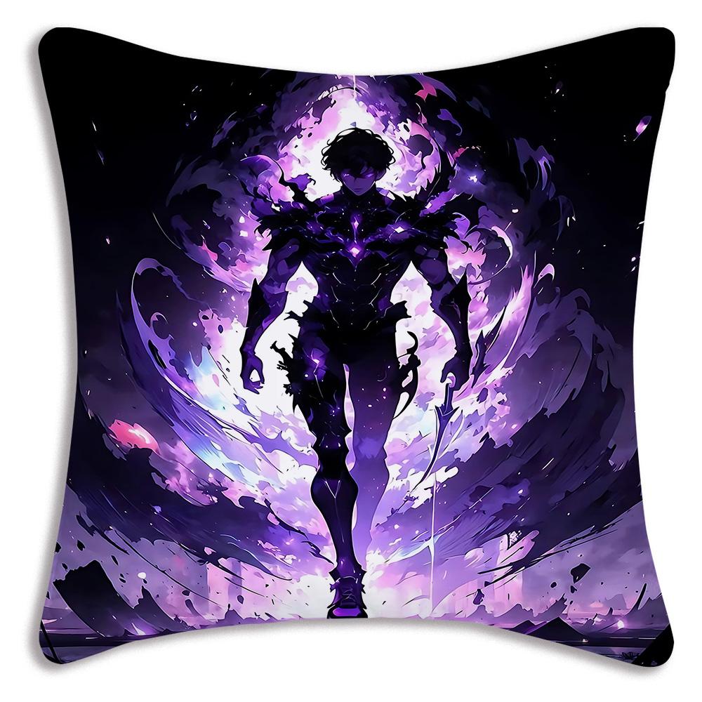 Cartoon Cool Solo For Levelings Pillow Covers Cartoon Sofa Decorative Home Double-sided Printing Short Plush Cute Cushion Cover