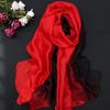 190*110cm Women Chiffon Scarf Gradient Color Protection Spring Summer Multicolor Printed Shawl Poncho Beach Luxury Ladies Retro