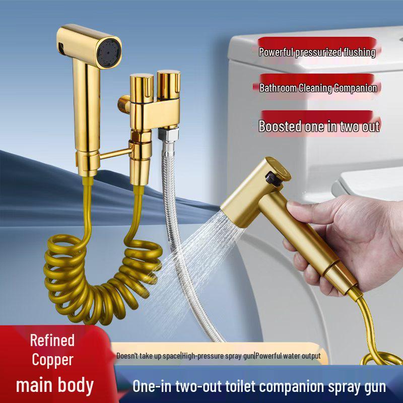 High-Pressure Bidet Valve & Sprayer for Toilet
