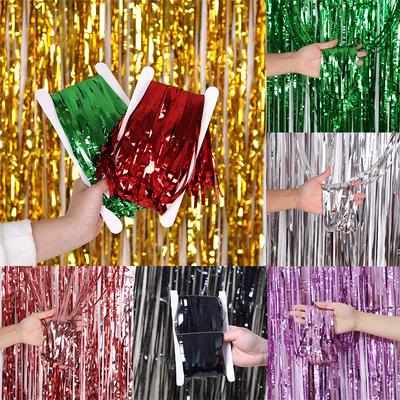 Party Decor Tinsel Tinsel Curtain Holiday Decorations Tassel Decor Background Wall Decor Curtain