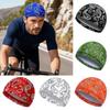 New Paisley Print Hijab Caps Breathable Helmet Liner Pirate Hat Quick Dry Comfortable Bandana Hat Outdoor Activities