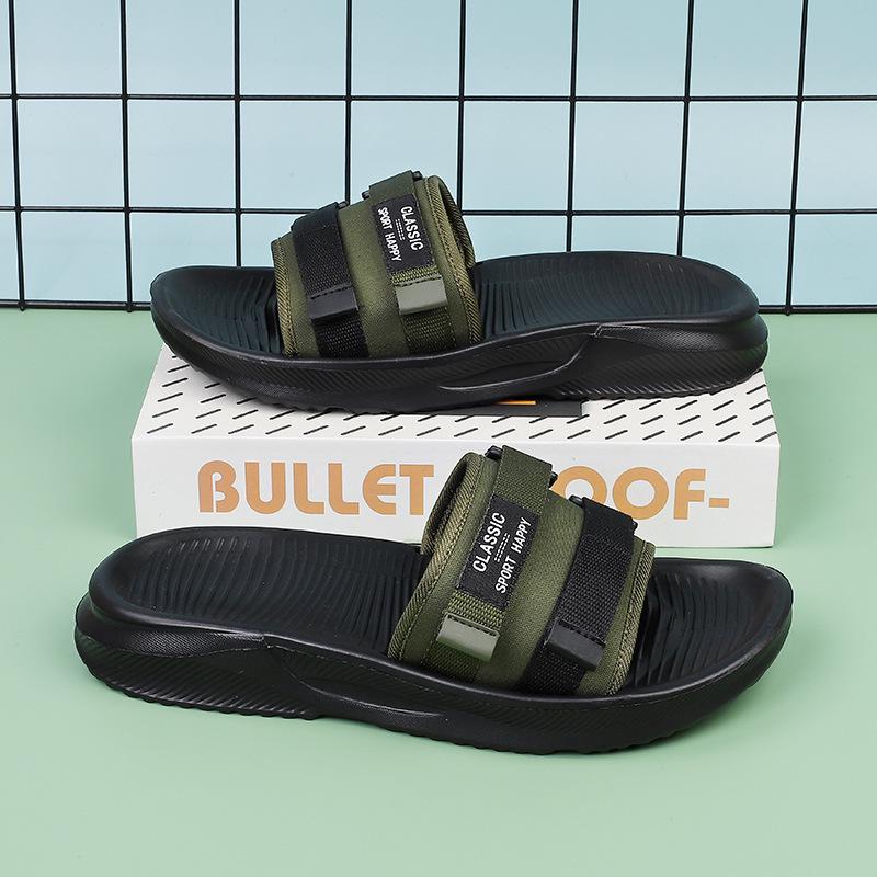 2025 Men's Trendy Soft Bottom Flip-Flops: Summer & Autumn Korean Style Outdoor Slippers