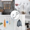 10Pcs Big Size Transparent Strong Self Adhesive Door Wall Hangers Hooks Suction Heavy Load Rack Cup Sucker for Kitchen Bathroom