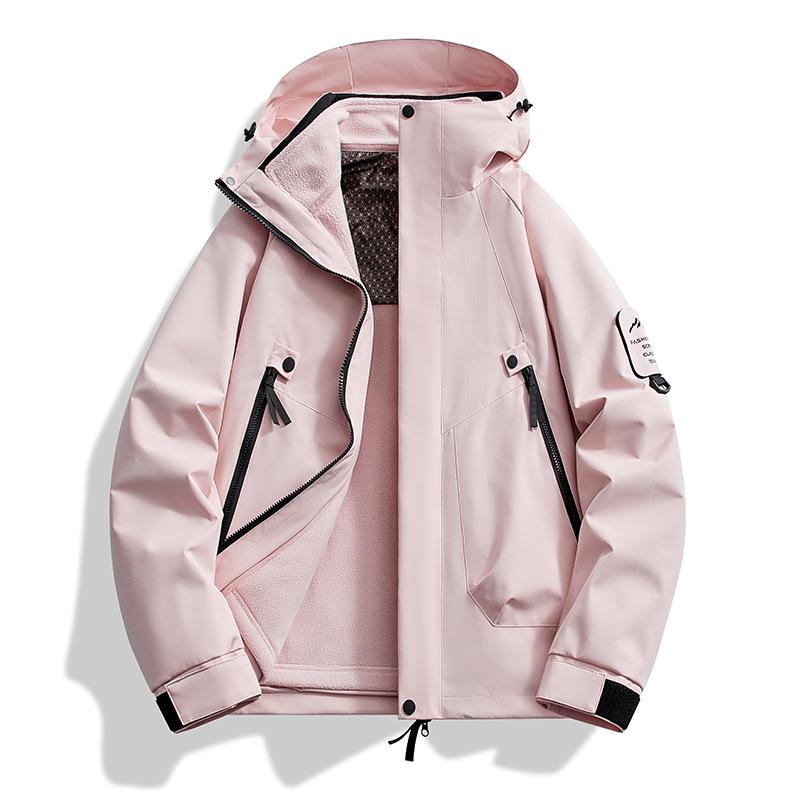 Couples  3-in-1 Windproof  Waterproof Outdoor Jacket with Detachable Liner S
