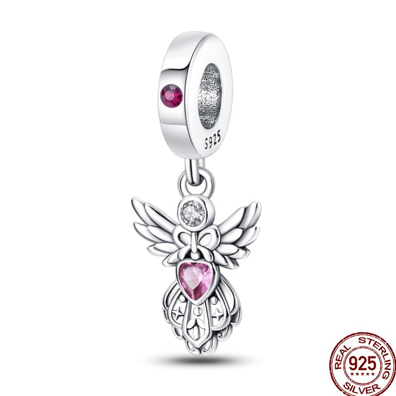 Copper Shiny Zircon Classic Classical Flower Series Charm Beads Suitable Fit 3Mm Original Charm Bracelet