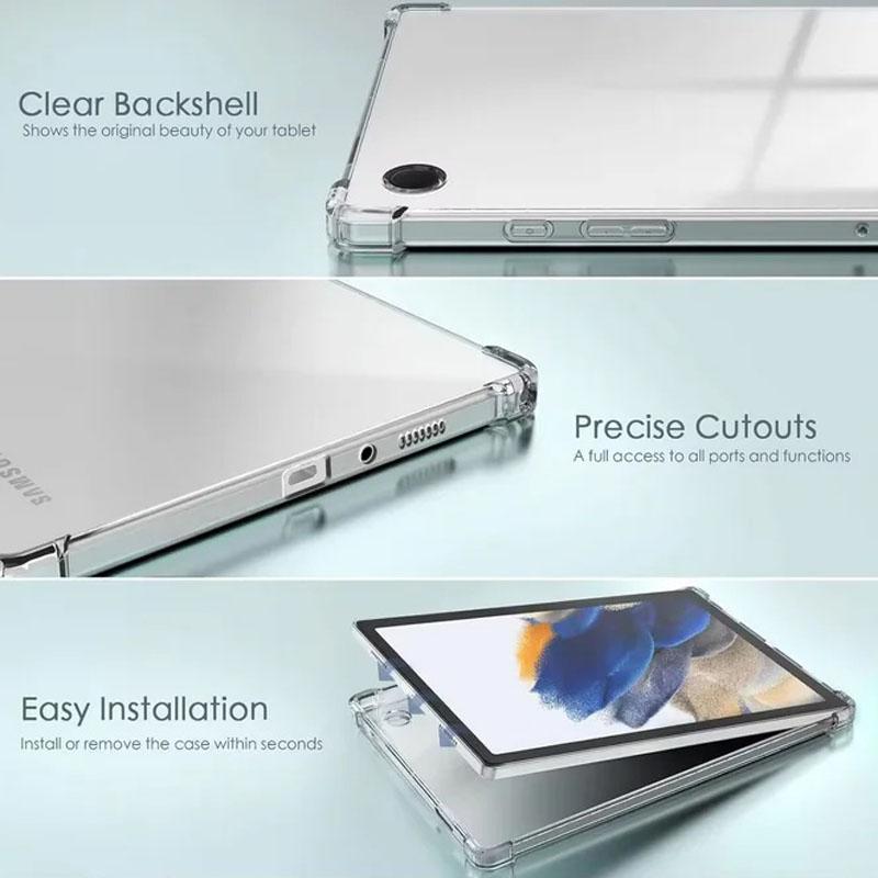 TPU Soft Back Case For Samsung Galaxy Tab A9+ 11inch X210 A7 T500 Lite T220 T290 S8 X700 S7 T870 S6Lite A9 X110 A8 X200 S10 S9 FE 11in