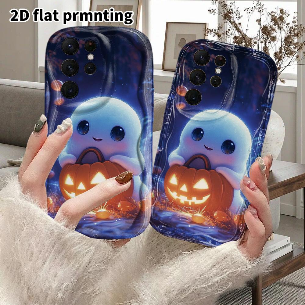 Phone Case: 2D Flat Samsung Galaxy A34 A35 M05 M06 S20 S22 S21 FE Plus 5G Protective Case, Couple Style, Forest Spirit, Christmas and Halloween Gifts