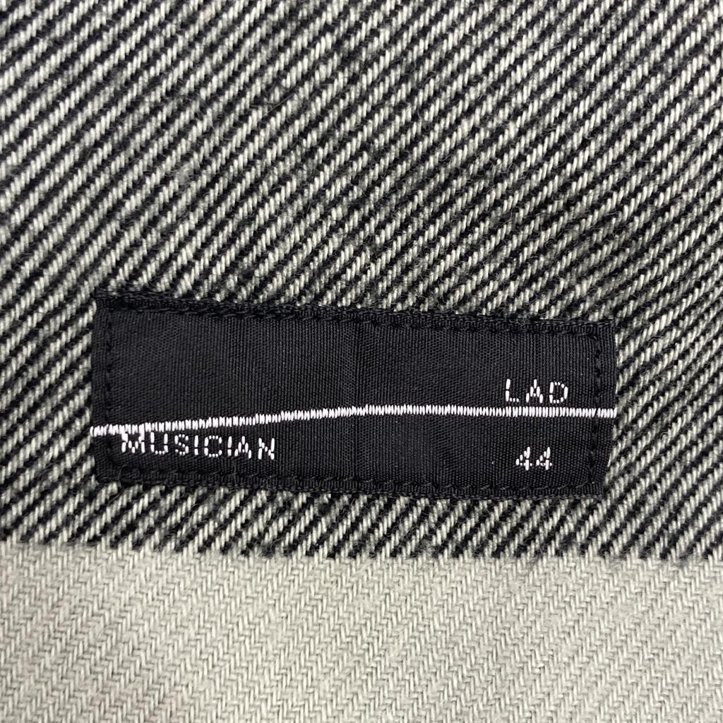 LAD MUSICIAN 2220-112  BUFFALO CHECK BIG PAJAMA SHIRT Tops XL Black X greenUsed