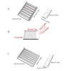 Hot Dog Roller BBQ Hot Dog Grillers Stainless Steel Sausage Roller Rack with Comfort Handle Barbecue Hot Dog Rack