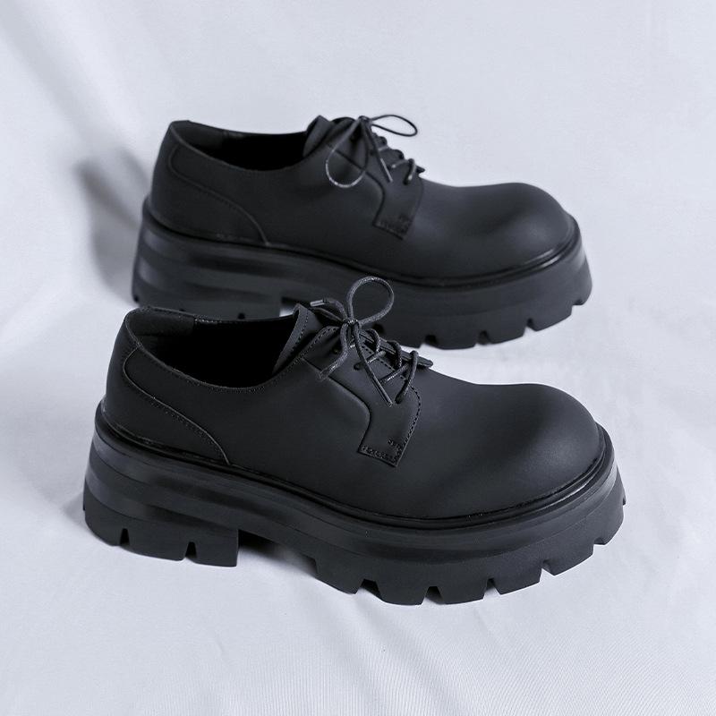 Fashion Mens Casual Leather Derby Shoes
