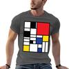 De Stijl  TShirt Casual Loose Fit Short Sleeve TShirt
