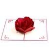 3D Handmade Rose Card for Qixi Festival, Teacher's Day, Wedding 