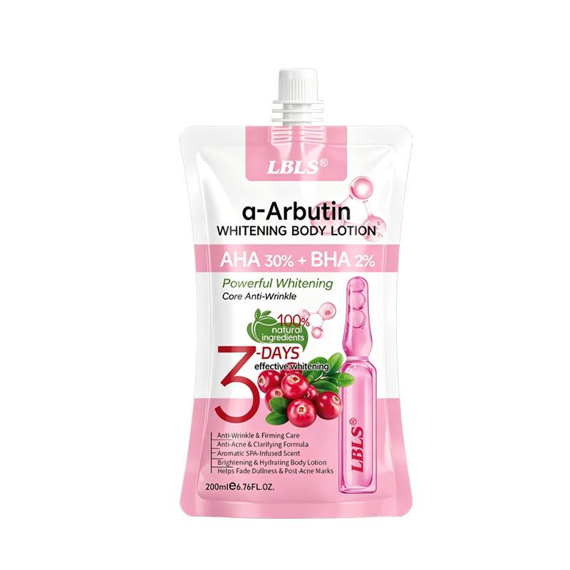 Cross-Border LBLS Bearberry Arbutin Anti-Wrinkle Body Lotion (Pink Bag)