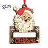 Wooden Money Clip Ornament Christmas Holder Ornament, Cash Gift Tree Hanging Decoration, Acrylic Display Storage Merry Pendant for Holiday Party Decor