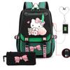 Cute Cartoon Printed Backpack Female Japanese Sweet Small Fresh Primary And Secondary School Student Schoolbag
