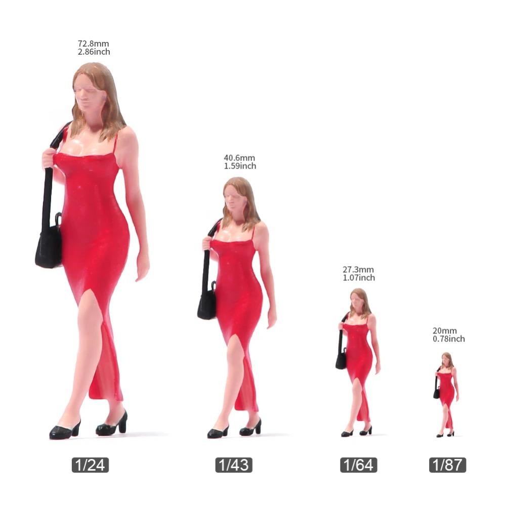 Painted Miniatures 1/64 1/87 1/43 1/24 Movies Character Female Male Scene Accessories Props Figures Model For Cars Vehicle