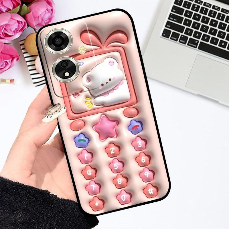 For OPPO A79 5G Case For OPPO A79 Cover Funda Coque Flower Painted Cartoon Silicone Soft TPU Phone Bumper For OPPO A79 5G Covers