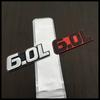 Car displacement tail label 1.8L2.3L2.4L3.0L4.0L5.7L metal displacement car sticker, body sticker