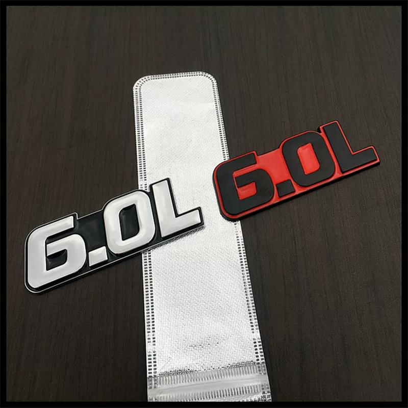 Car displacement tail label 1.8L2.3L2.4L3.0L4.0L5.7L metal displacement car sticker, body sticker