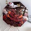 1 PC Automatic Folding Umbrella - Naruto Fire Sage Mode Pattern Portable Foldable Design With 8 Ribs Christmas Birthday Gifts