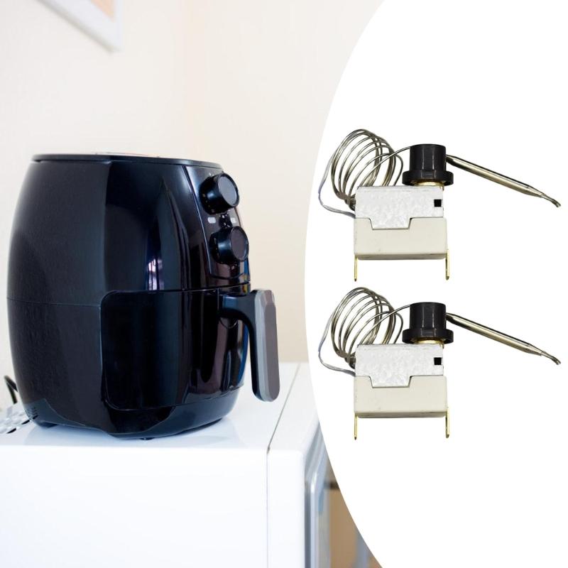 Electric Fryers Thermostat with 240℃ Limit and Overheat Protection Temperature Control Thermostat Enhanced Safety