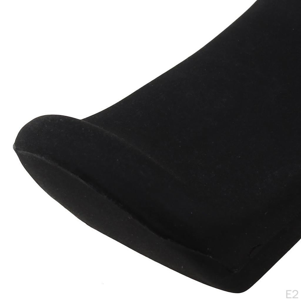 Black -17.5mm Adjustable Rubber Clarinet Thumb Rest Cushion for