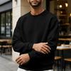 Men's Casual Loose Fit Crewneck Sweatshirt for Fall and Winter