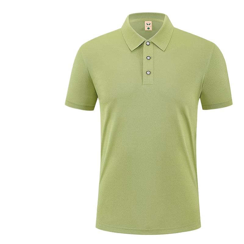 Damska letnia koszulka polo z krótkim rękawem z jedwabiu lodowego, robocza, koszulka damska, treningowa, swobodna, nauczycielska