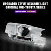 VTSJ3 Car LED HD Projector Lamp Car Door Welcome Lights For Toyota Corolla Camry Prado Venza Prius Land Cruiser Sequoia Previa Sienna
