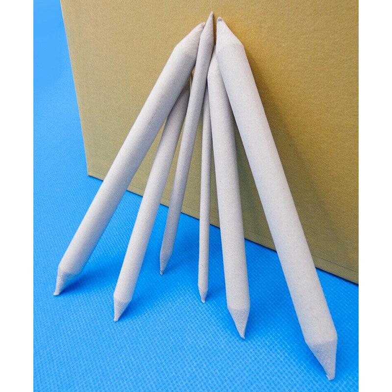 JOWOART 3/6 stk sett Blending Smudge Stump Stick Tortillon Skisse Kunst Hvit tegning Kull Sketcking Tool Rispapir Penn Kunstnerutstyr