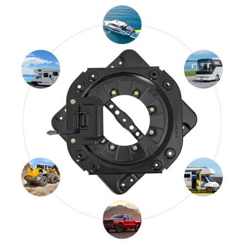Seat Swivel Base Steel Plate 360 Degree Rotatable 286lbs Load Capacity for Van RV Bus