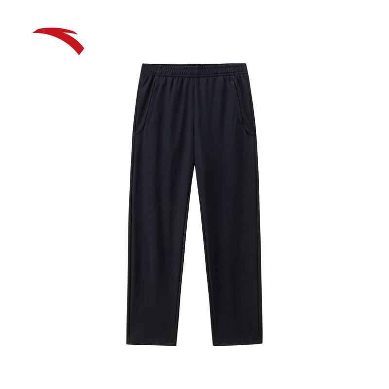Anta Men's Ice Silk Knitted Straight-Leg Sports Pants