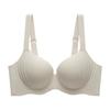Plus Size Full Bust Minimizing Bra, Thin Push Up Side Support Anti-Sagging Anti-Outward Expansion Seamless Women's Lingerie