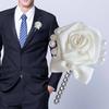 1Pc The Stylish Flower Shaped Brooch Is Studded with Pearls