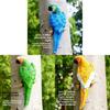 Botanical Resin Parrot Wall Hanging With Garden Style For Nature Decor