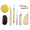 Soft Pottery DIY Clay Sculpture Pottery Tool Knife Sculpture Tool 8-piece Set Christmas Gift for Kids LS