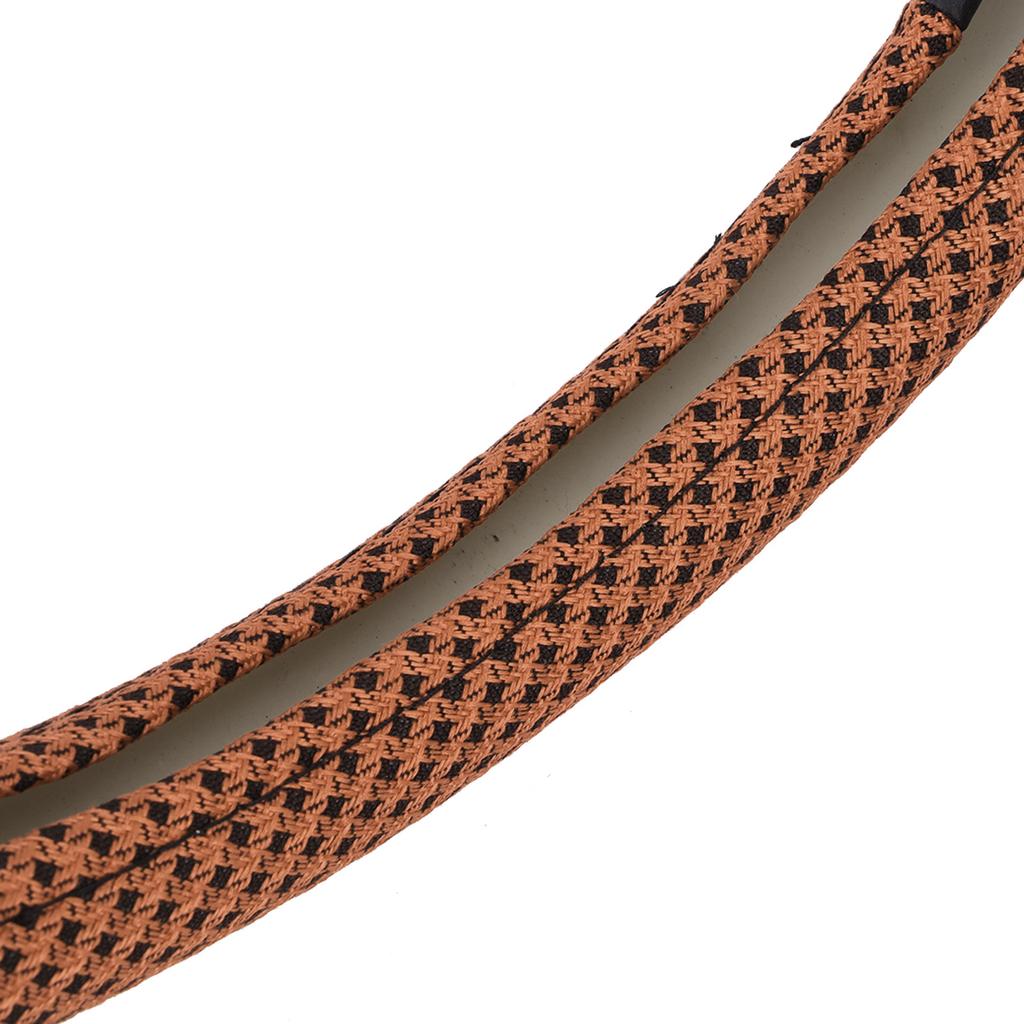 15in Car Steering Wheel Cover Protector Artificial Leather   for Diameter 14.5‑15in Modification