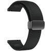 For Huawei Watch 4/4 Pro/GT 4 46mm Watch Strap 22mm Magnetic Leather Coated Silicone Band