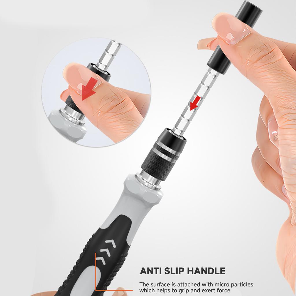 NEU Präzisionsschraubendreher 115-in-1 Set multifunktionales professionelles Reparaturwerkzeug mit 98 magnetischen Bits geeignet für verschiedene Reparaturen