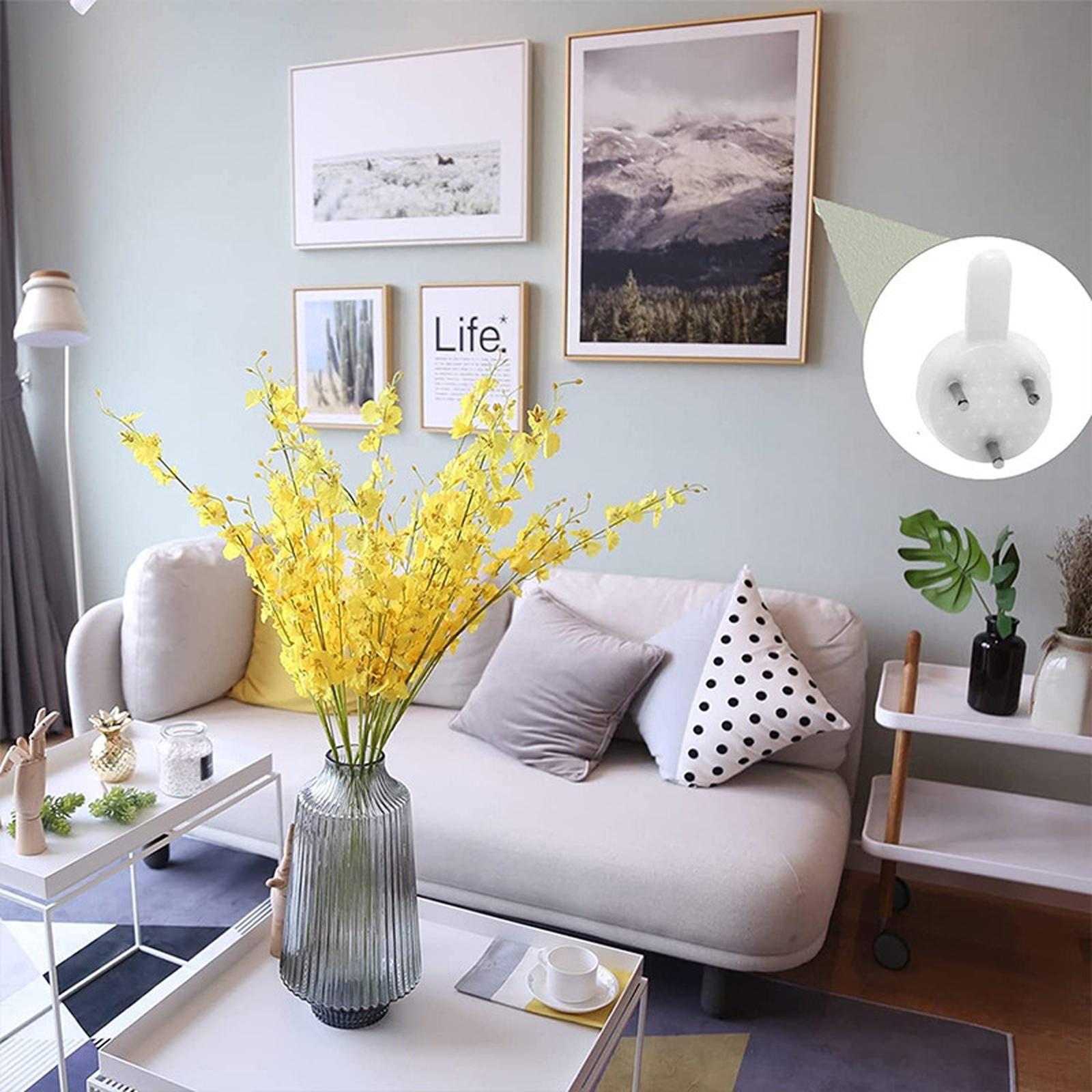 

43 шт. Крючки для гвоздей – Пластиковые крючки без повреждений для рам и крестов One Size