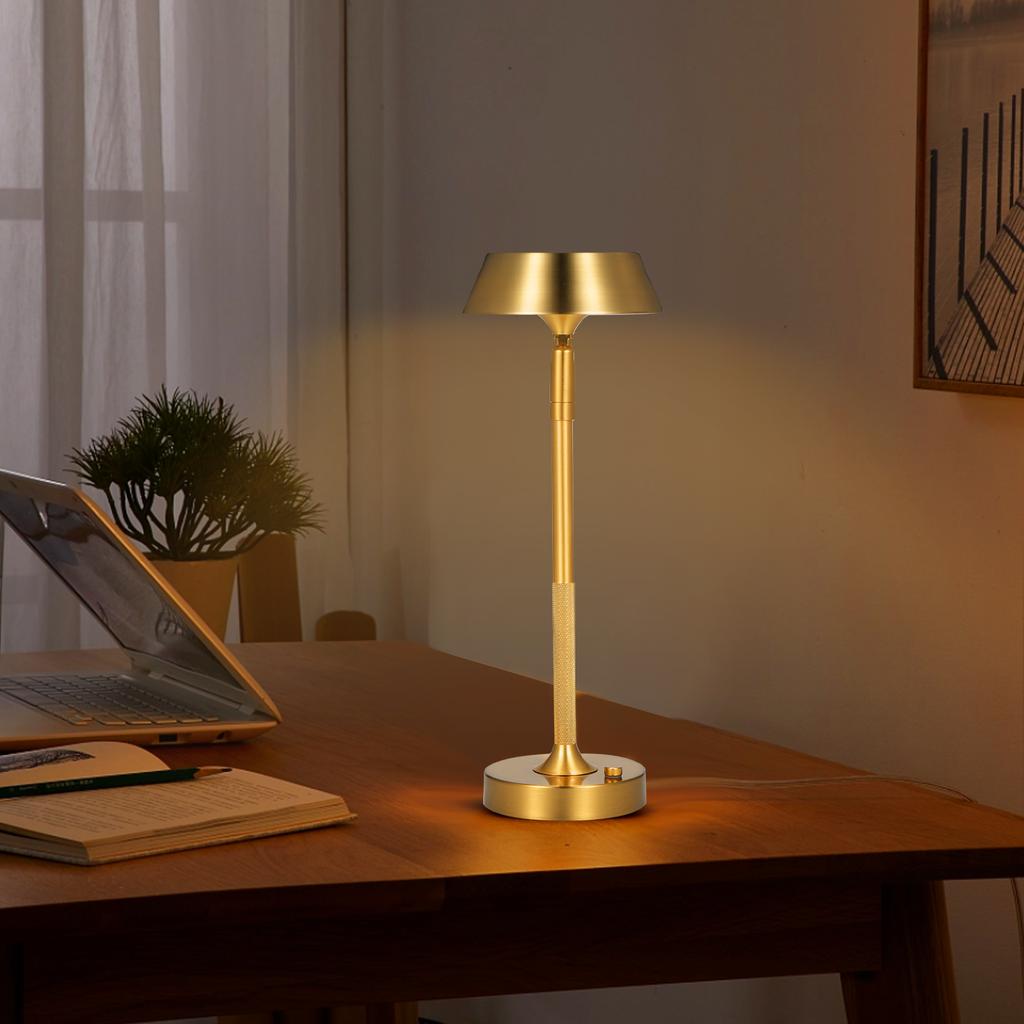 Vintage bar table lamp atmosphere creative led metal bedside book light study reading eye protection usb night light