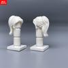 10pcs MOC Bricks Female Hair High Ponytail For 4CM Figure Wear Girl Head Body Parts Accessories DIY Building Blocks Kids Toys