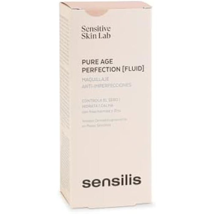Fond de teint - SENSILIS - Sensilis Pure Age Perfection - 8h de tenue - Anti-imperfections - Peaux grasses
