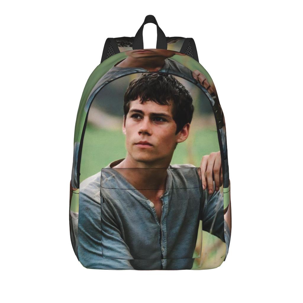 Dylan Obrien Actor Style Knapsack Lightweight High School Work Daily Pack for Men Women Laptop Computer Carry Carrier