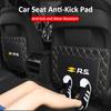 Leather Car Seat Back Anti Kick Pad Protector Mat For Renault RS Trafic Clio Laguna Megane 2 3 4 Logan Captur Koleos Accessories X999