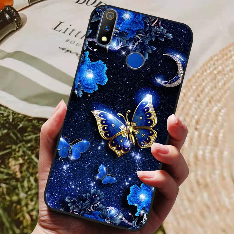 Realme 3 Pro Kılıfı Yumuşak Silikon TPU Arka Kapak OPPO Realme 3 Pro RMX1851 İçin Kılıf Funda Realme3 RMX1825 RMX1821 Darbeye Dayanıklı