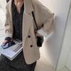 Women's Casual Blazer: 2025 Korean Style - Versatile, Drop Shoulder