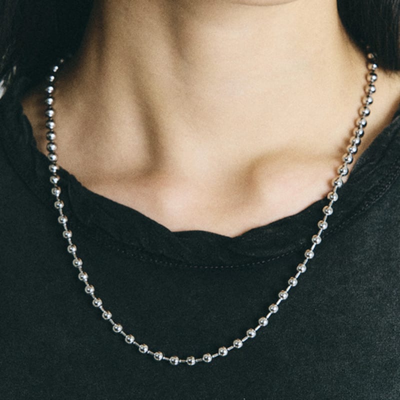 

SCALETTO SBW009 Sugical steel ball Necklace NONE