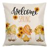 Pillow Farm Sunflower Pillow Cover Happy Summer Thanksgiving Car Waist Support Cushion Home Pillow Cover
